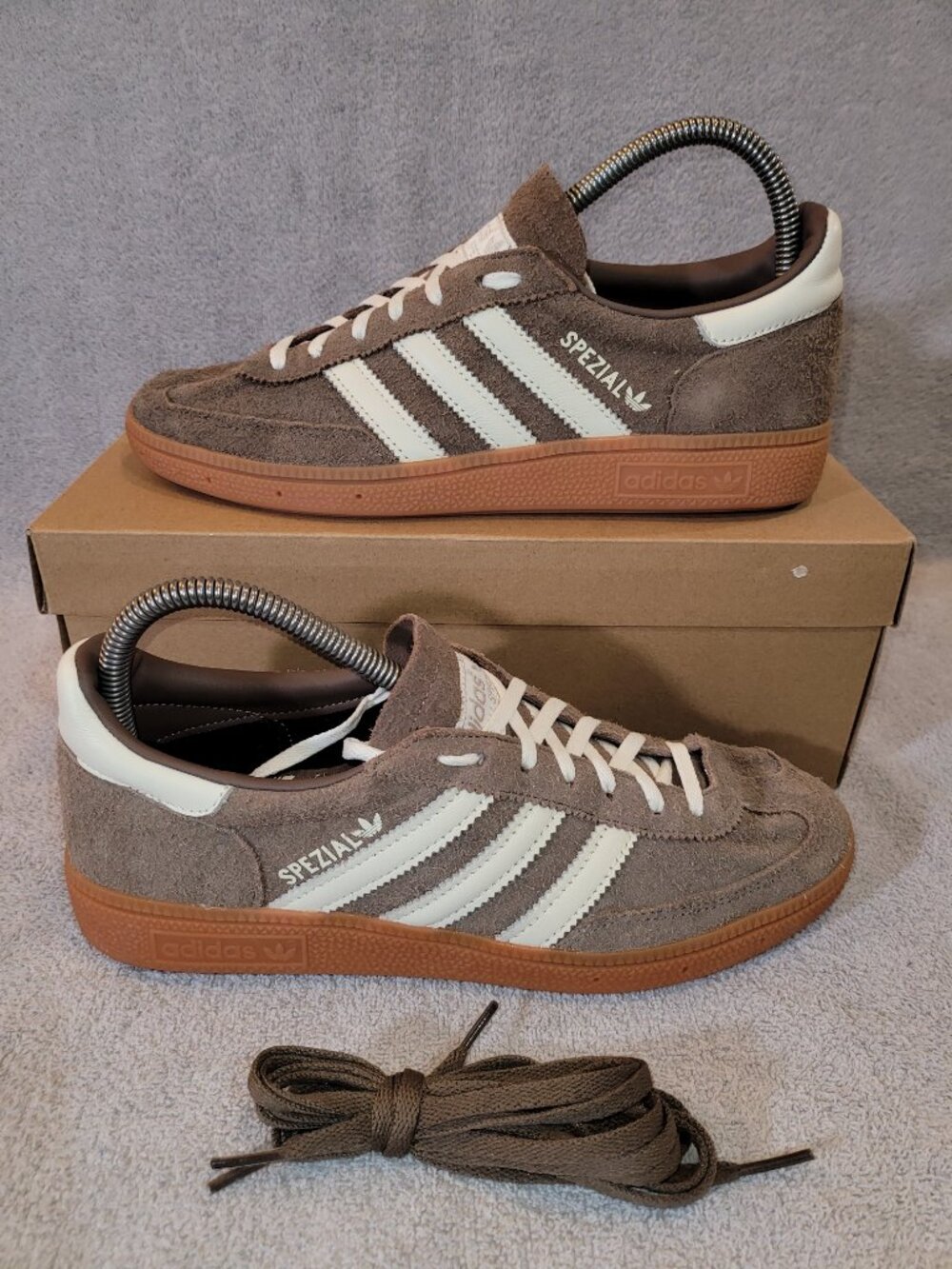 Adidas Spezial Women's Size 8 Brown Strata White Gum Sneakers IF6490 (#2018)